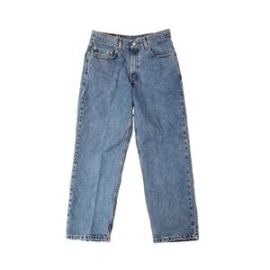 Levi's jeans men's 34x29 relaxed fit straight blue denim pants
